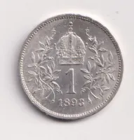 1 koruna 1893.,Rakousko