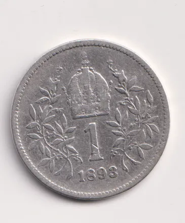 1 koruna 1893.,Rakousko