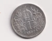 1 koruna 1897.,Rakousko