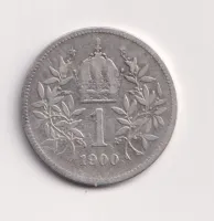 1 koruna 1900.,Rakousko