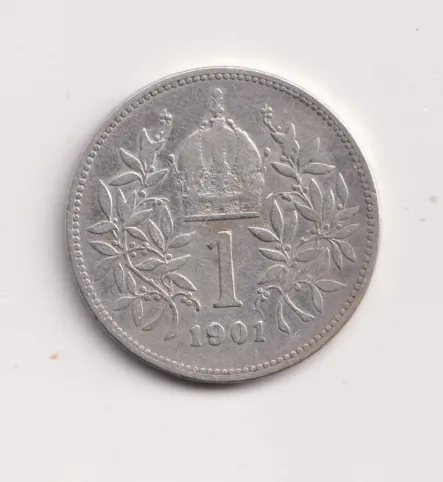 1 koruna 1901.,Rakousko