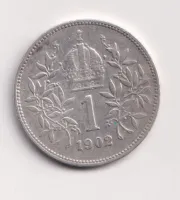 1 koruna 1902.,Rakousko