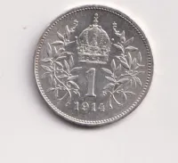 1 koruna 1914.,Rakousko