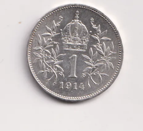 1 koruna 1914.,Rakousko
