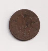 1 krejcar 1859 E.,Rakousko