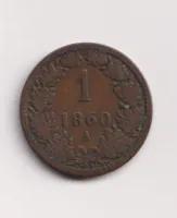 1 krejcar 1860 A.,Rakousko