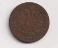 1 krejcar 1860 A.,Rakousko