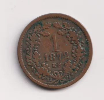 1 krejcar 1872 KB.,Uhry
