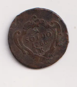 1 soldo 1788 K.,Josef II.,Uhry