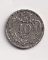 10 haléř 1893.,Rakousko