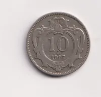10 haléř 1907.,Rakousko