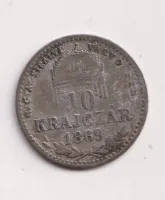 10 krejcar 1869 GYF.,Uhry