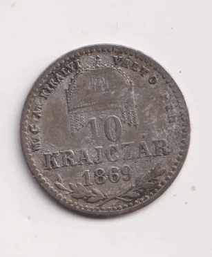 10 krejcar 1869 GYF.,Uhry