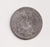 10 krejcar 1870.,Rakousko