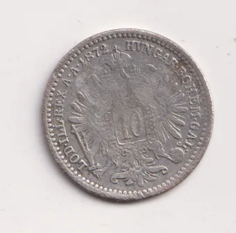 10 krejcar 1872.,Rakousko