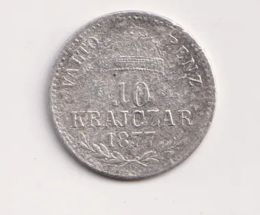 10 krejcar 1877 KB.,Uhry
