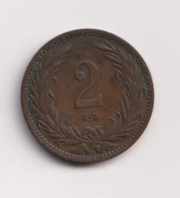 2 fillér 1906 KB.,Uhry