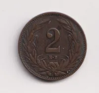 2 fillér 1909  KB.,Uhry