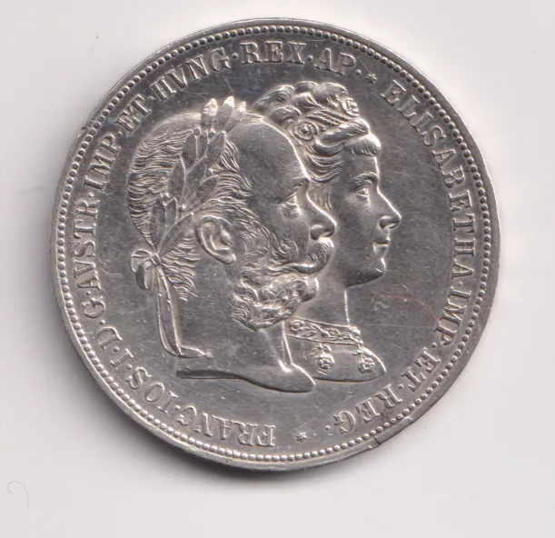 2 Fl 1879.,na stříbrnou svatbu.,Rakousko