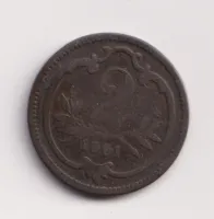 2 haléř 1901.,Rakousko