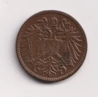 2 haléř 1901.,Rakousko