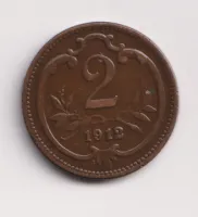 2 haléř 1912.,Rakousko