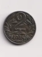 2 haléř 1918.,Rakousko