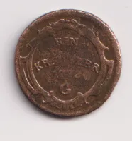 2 krejcar 1772 G.,Marie Terezie.,Rakousko