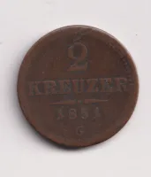 2 krejcar 1851 G.,Rakousko