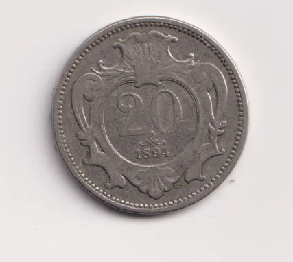 20 haléř 1894.,Rakousko