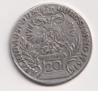 20 krejcar 1761.,Marie Terezie.,Praha,Čechy