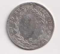 20 krejcar 1784 C.,Josef II.,Praha.,Čechy