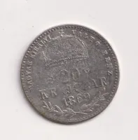 20 krejcar 1869 KB.,Uhry