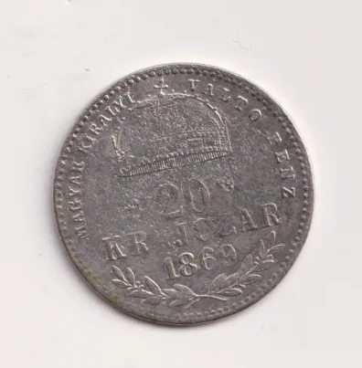 20 krejcar 1869 KB.,Uhry