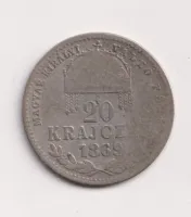 20 krejcar 1869 KB.,Uhry