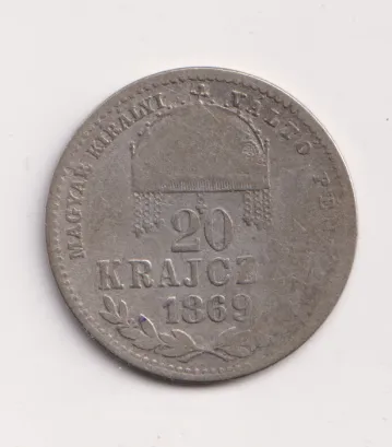 20 krejcar 1869 KB.,Uhry