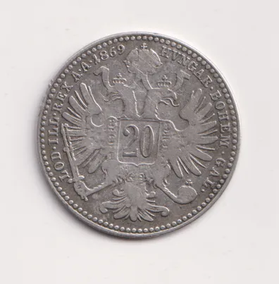 20 krejcar 1869.,Rakousko