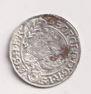 3 krejcar 1668 SHS.,Leopold I.,Slezsko