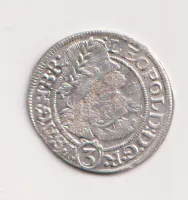 3 krejcar 1669 SHS.,Leopold I.,Slezsko