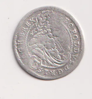 3 krejcar 1696.,Leopold I.,Bratislava.,Uhry