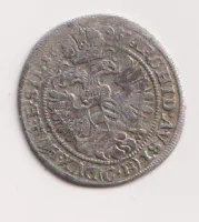 3 krejcar 1696.,Leopold I.,Břeh.,Slezsko