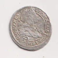 3 krejcar 1698.,Leopold I.,Gratz.,Rakousko
