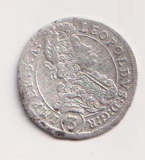 3 krejcar 1698.,Leopold I.,Praha,Čechy