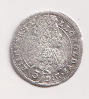 3 krejcar 1700.,Leopold I.,Praha,Čechy.,
