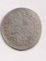 3 krejcar 1701.,Leopold I.,Praha,Čechy