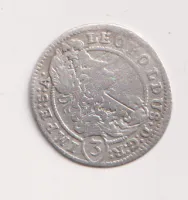 3 krejcar 1704.,Leopold I.,Praha.,Čechy