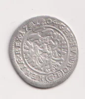 3 krejcar 1704.,Leopold I.,Praha.,Čechy