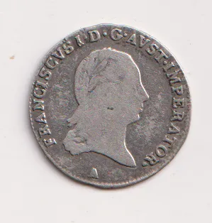 3 krejcar 1820 A.,František II.,Rakousko