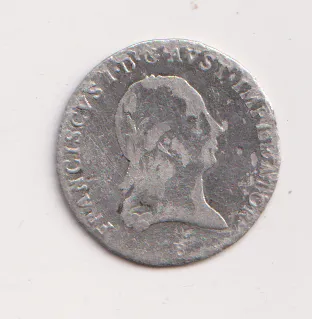 3 krejcar 1821 B.,František II.,Uhry