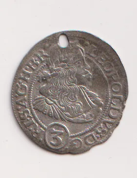 3 krejcar.,dirka.,1670 SHS.,Leopold I.,Slezsko